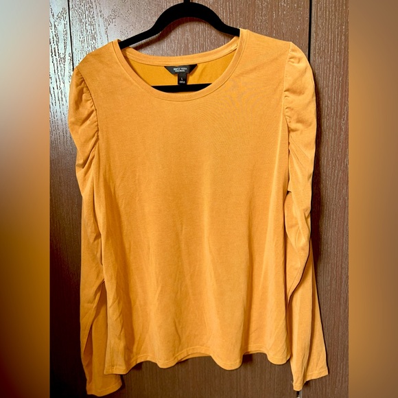 Simply Vera Vera Wang Tops - Simply Vera by Vera Wang Large Long Sleeve Shirt Burnt Orange